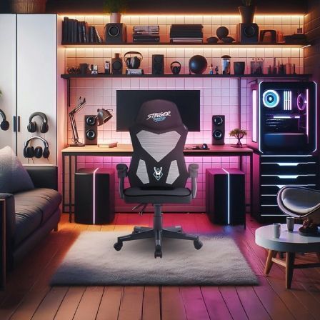 Stinger By Woxter Woxter Stinger Station Sense Silla Gaming Ergonómica con Respaldo de Malla, Reclinable 135°, Ajustable - Negro - Ref. GM26-124 Stinger By Woxter Woxter Stinger Station Sense Silla Gaming Ergonómica con Respaldo de Malla, Reclinable 135°, Ajustable - Negro - Ref. GM26-124